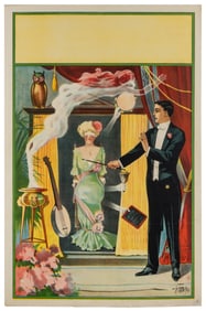 [STOCK POSTER]. Spirit Cabinet Stock Poster. Newport: Donal...