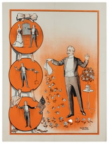 [STOCK POSTER]. Magicians’ Stock Poster. Birmingham: Moody ...