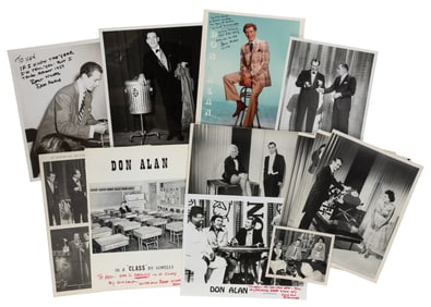 ALAN, Don (1926 – 99). Group of Don Alan Ephemera and Photo...