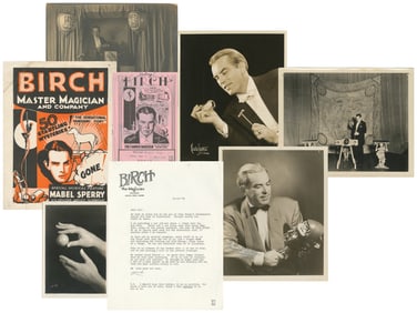 BIRCH, McDonald (1902 – 92). Archive of Birch the Magician ...