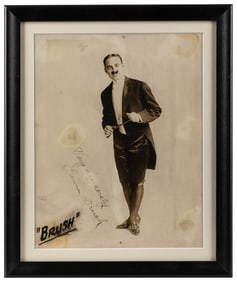 BRUSH, Edwin (1873 – 1967). Signed Portrait of Edwin Brush....