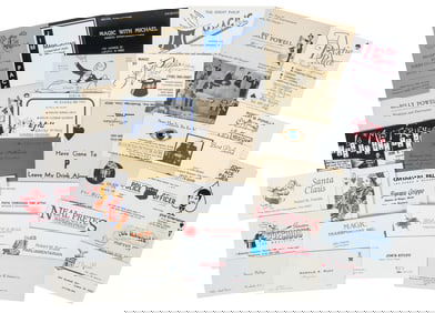 [BUSINESS CARDS – MAGICIANS]. The Klosterman Magicians’ Bus...