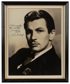 CALVERT, John (1911 – 2013). Inscribed and Signed Photograp...