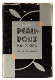 [CARDINI]. Cardini’s Silver Peau Doux Playing Cards. Chicag...