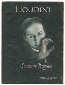 HOUDINI (Erik Weisz, 1874 – 1926). Signed Houdini Final Tou...