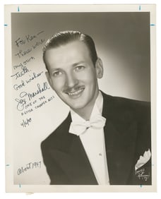 MARSHALL, Jay (1919 – 2005). Inscribed and Signed Portrait ...