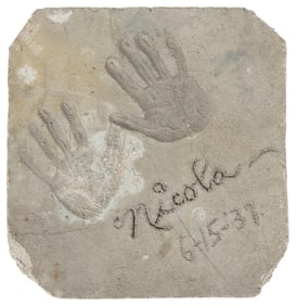 NICOLA (William Nicol, 1880 – 1946). Handprints and Signatu...