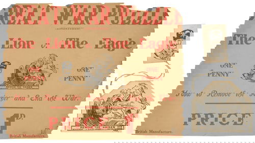 [PUZZLES]. [WWI]. The Lion Vs. The Eagle Puzzle. London: Wi...