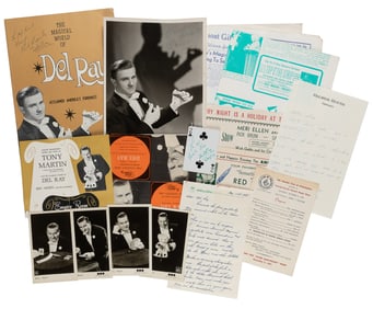 RAY, Del (Delbert Petrosky, 1927 – 2003). Archive of Del Ray Photos and Ephemera. 1940s –