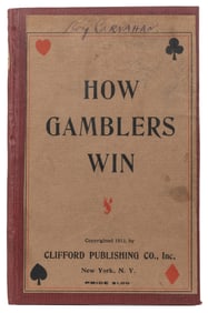 (BROWN, Frederic A.) How Gamblers Win. New York: Clifford, ...