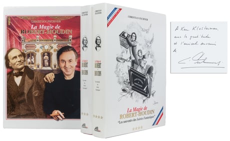FECHNER, Christian (1944 – 2008). La Magie de Robert-Houdin...