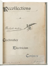 [GERMAIN]. Recollections of Robert-Houdin/Burlingame Catalo...
