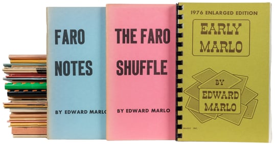 MARLO, Ed (1913 – 91). Group of 38 magic booklets, many sig...