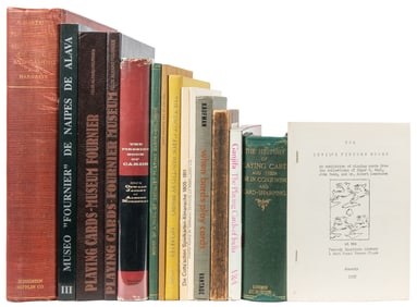 [PLAYING CARDS]. Group of over 60 books and sets. Collectio...