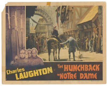 The Hunchback of Notre Dame. RKO, 1939. Lobby card (11 x 14...