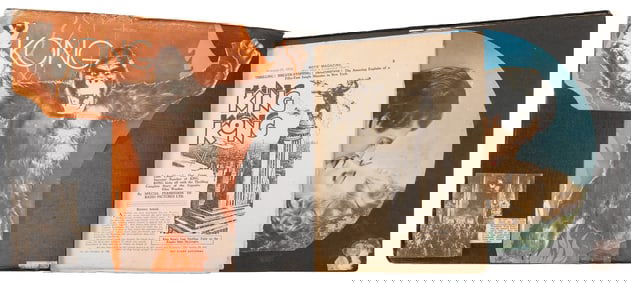 King Kong (1933) Film Ephemera Scrapbook. Oblong 4to scrapb...
