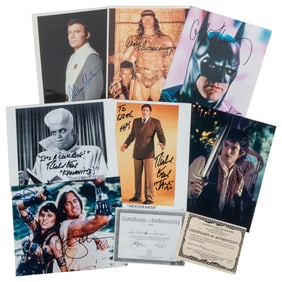 Group of 7 Signed Photos by Fantasy / Science Fiction Actor...