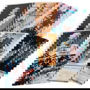 Group of 7 Signed Photos by Fantasy / Science Fiction Actor...: Group of 7 Signed Photos by Fantasy / Science Fiction Actors or Actresses. Color or black and white (one is black and white) signed photos, all approx. 8 x 10&#8221;. Some with notations on versos, a