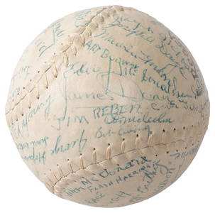 East of Eden (1955) Cast and Crew Signed Softball. A Reach ...