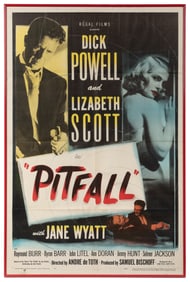 Pitfall. United Artists, 1948. One sheet (41 x 27”). Poster...