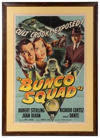 Bunco Squad. RKO, 1950. One sheet (41 x 27”). Style A. Post...