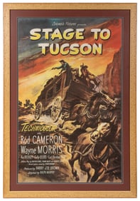 Stage to Tucson. Columbia, 1950. One sheet (41 x 27”). Post...