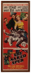 The Naked Spur. MGM, 1953. Insert (36 x 14”) for the Wester...