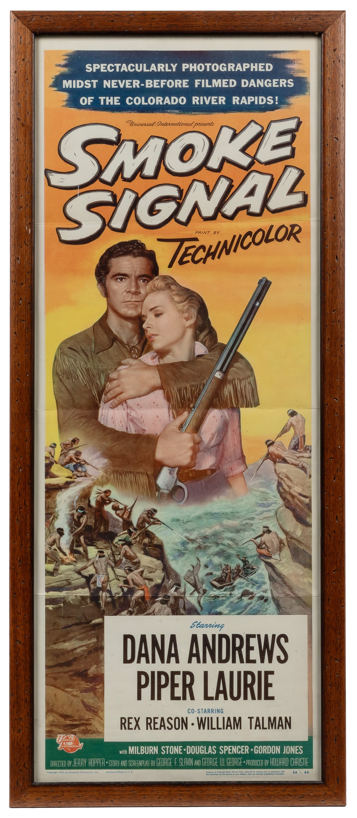 Smoke Signal. Universal International, 1955. Insert (36 x 1... (1 of 1)