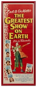 The Greatest Show on Earth. Paramount, 1952. Insert (36 x 1...