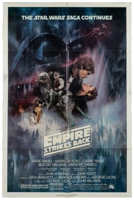 The Empire Strikes Back. 20th Century Fox, 1980. One-sheet ...
