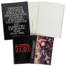 Star Wars and Return of the Jedi. Group of 4 promotional it...