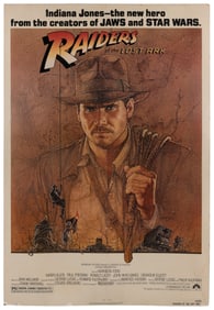 Raiders of the Lost Ark. Paramount, 1994. One sheet (41 x 2...