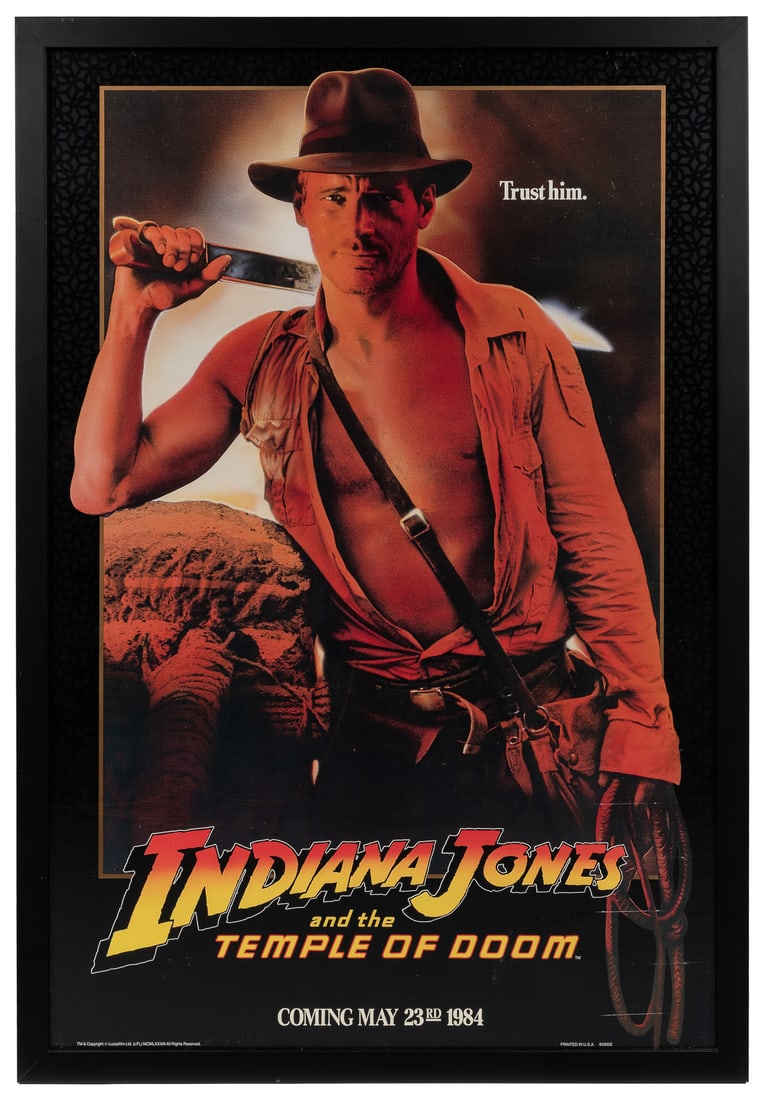 Indiana Jones and the Temple of Doom. Paramount, 1984. One-... (1 of 1)