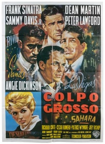 Ocean’s 11. Warner Bros., R-1970s. Italian 2-foglio (55 x 3...