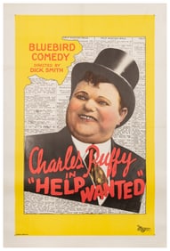 Help Wanted. Universal Bluebird, 1926. One sheet (41 x 27”)...