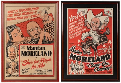 [BLACK FILMS]. Two one-sheet movie posters. Including: Come...