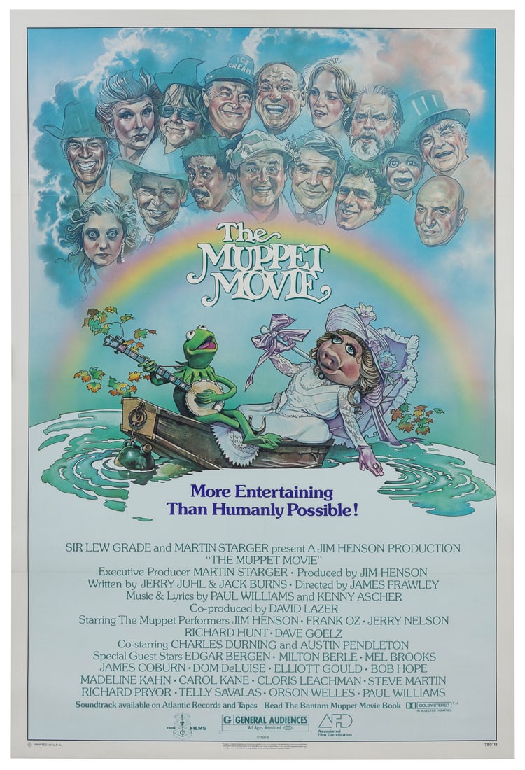 The Muppet Movie. Associated Film Distributors, 1979. One-s... (1 of 1)