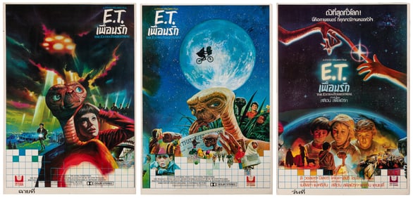 E.T. The Extra Terrestrial. Universal, 1982. (3) Thai stand...