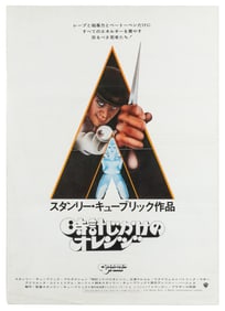 A Clockwork Orange. Warner Bros., 1971. Japanese (20 ¼ x 14...