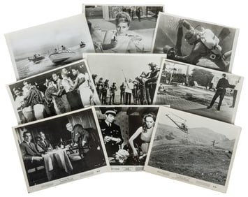 James Bond Group of Movie Stills. Including nine Thunderbal...