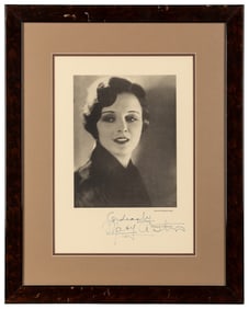 Mary Astor Signed Portrait Print. Black and white portrait ...