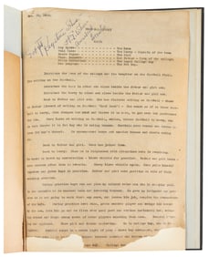 Keystone Kops “Football Story” Film Script. N.p., ca. 1916....