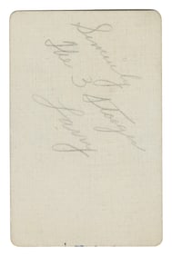 [THE THREE STOOGES]. FINE, Larry (1902-1975). Signed Playin...