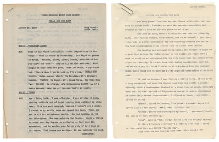 Three Stooges Night Club Sketch Script: “Drag Out the Net.”...