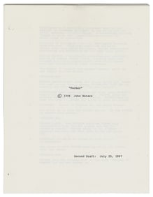 [SCRIPT]. (WATERS, John). Pecker. (Fine Line Features, 1998...