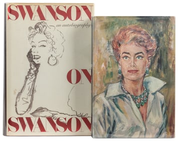 Pair of Hollywood signed autobiographies. Including: CRAWFO...