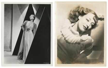 CRAWFORD, Joan. Group of 6 studio portrait stills. Includin...