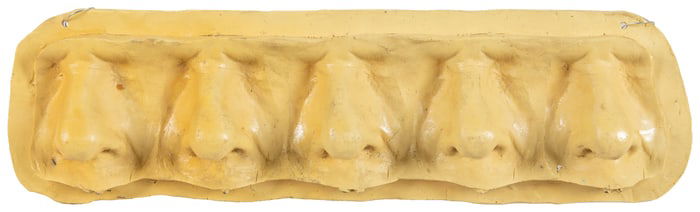 [MOVIE PROSTHETICS]. SMITH, Gordon. Resin Mold for Five Nos...