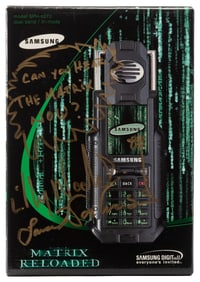 Samsung Model SPH-N270 Matrix Reloaded Movie Tie-In Phone. ...