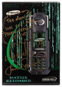 Samsung Model SPH-N270 Matrix Reloaded Movie Tie-In Phone. ...